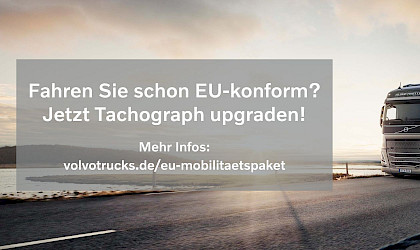 Effizient und rechtssicher: intelligente Fahrtenschreiber von Volvo Trucks